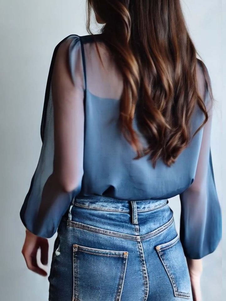 Blouse florale bohème chic pour femme