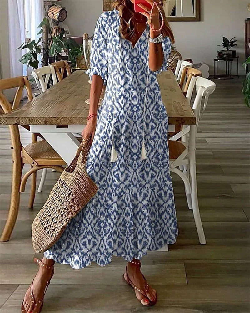 Dianna | Robe bohème couvrant le ventre