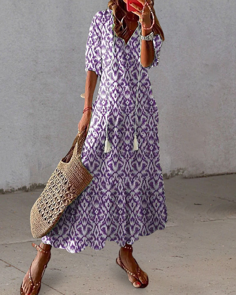 Dianna | Robe bohème couvrant le ventre