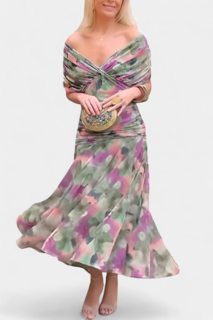 Hayden Laluna® | Robe élégante à décolleté en V