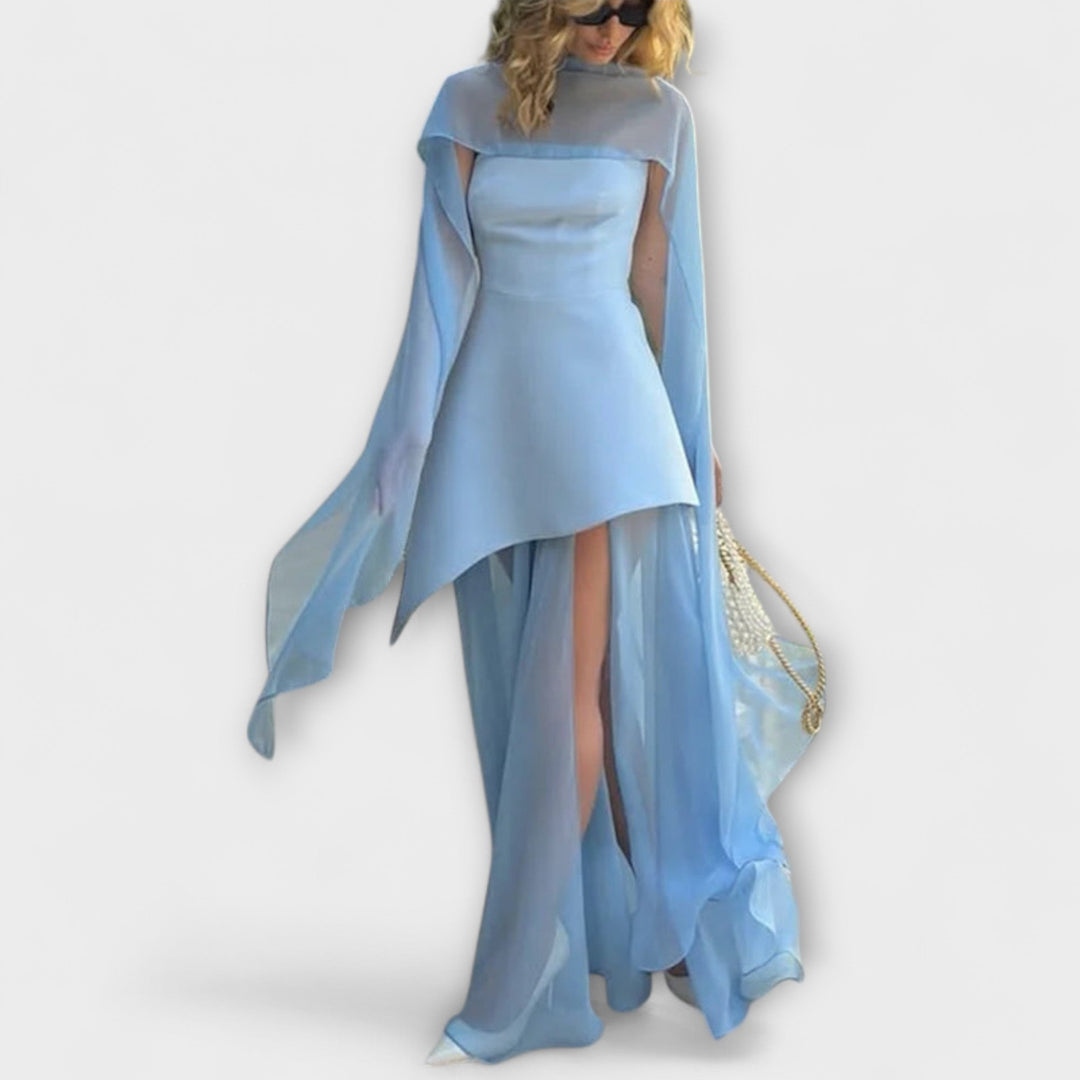 Goldie - Robe longue en chiffon