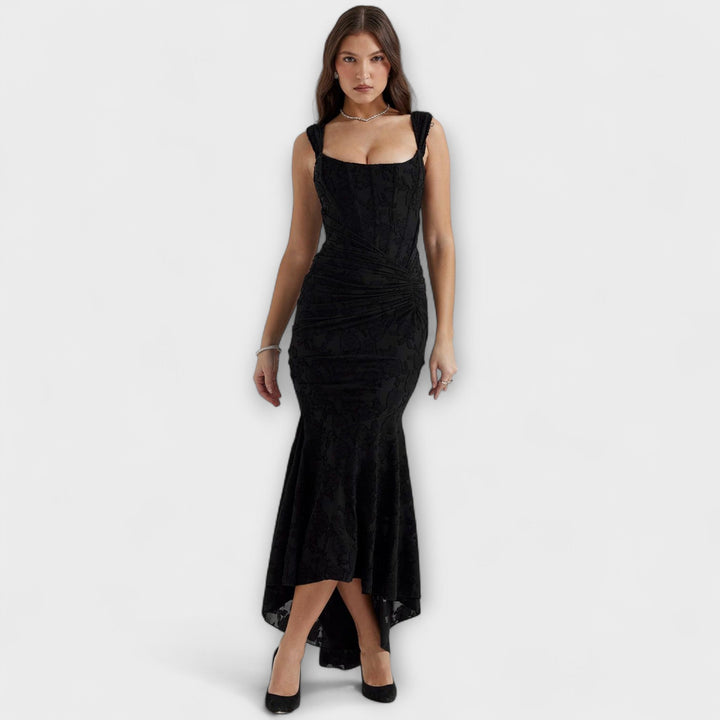 Renske - Robe longue avec corset élégant et raffiné