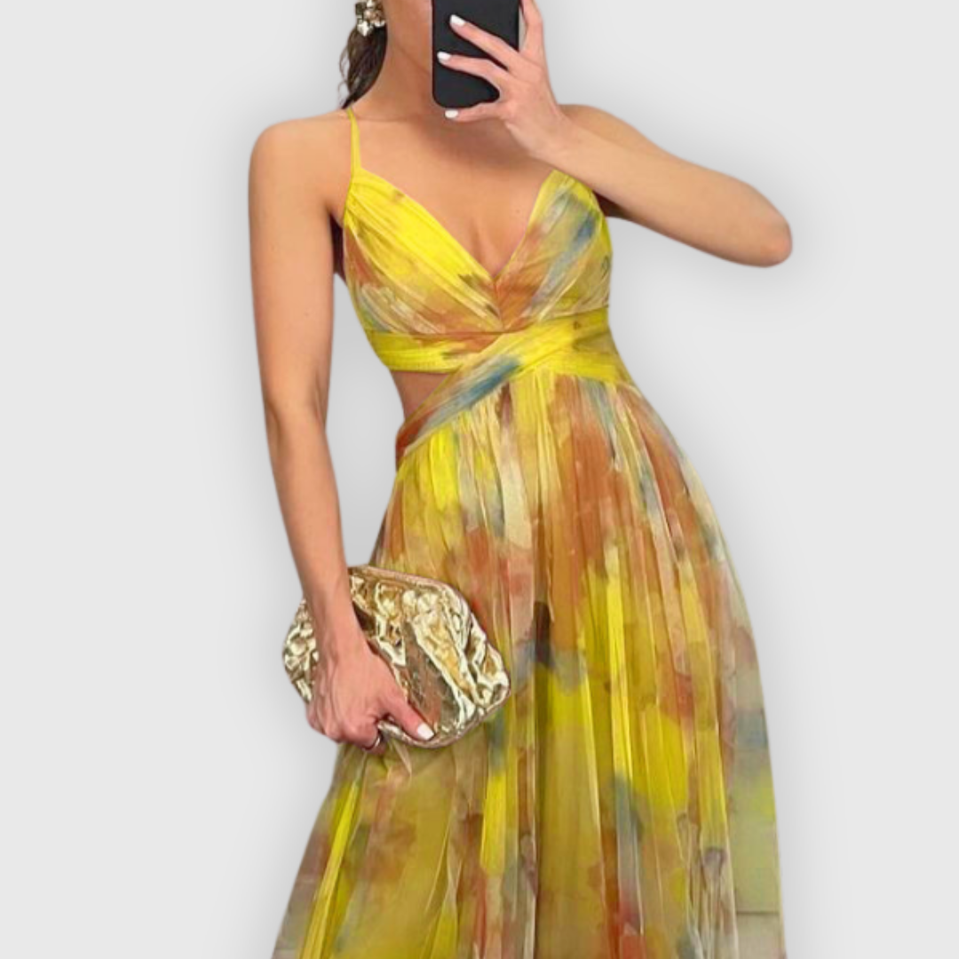 Dora | Robe maxi premium faite à la main