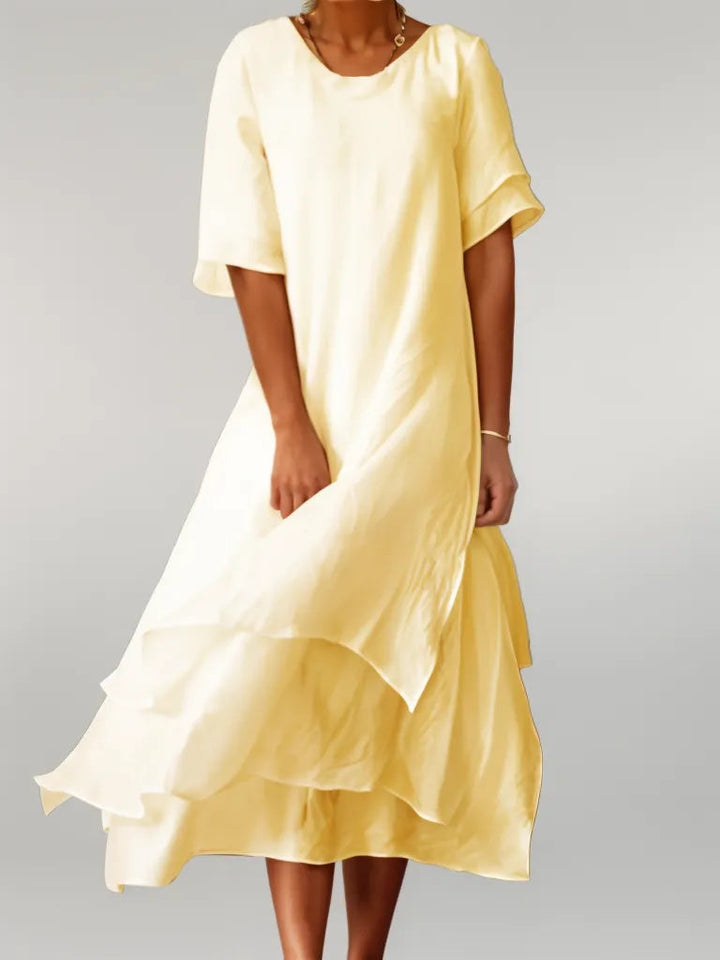 Eloise | Robe midi à couches stylée