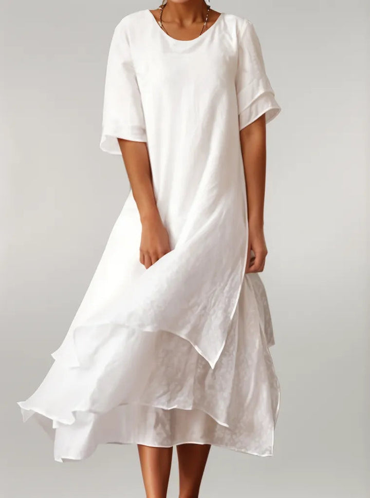 Eloise | Robe midi à couches stylée