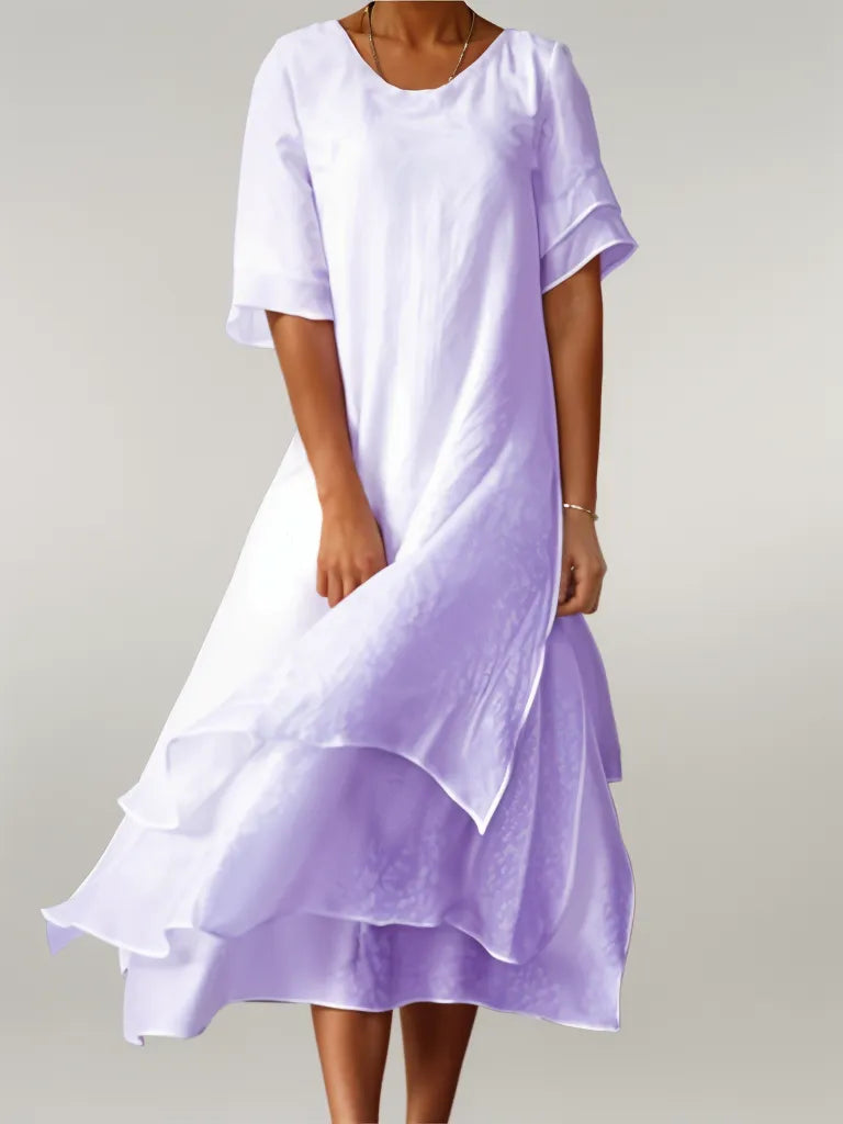 Eloise | Robe midi à couches stylée