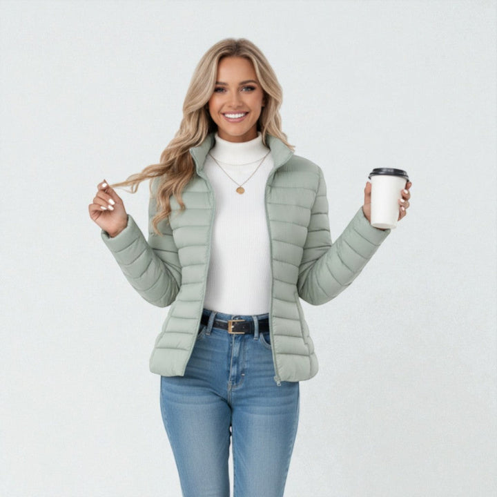 Vienna | Effortless Women's Quilted Jacket with Zip Closure and Slim Fit