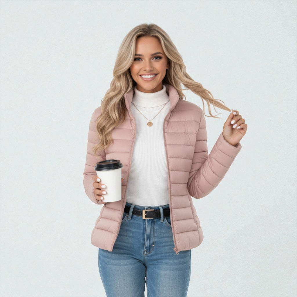 Vienna | Effortless Women's Quilted Jacket with Zip Closure and Slim Fit