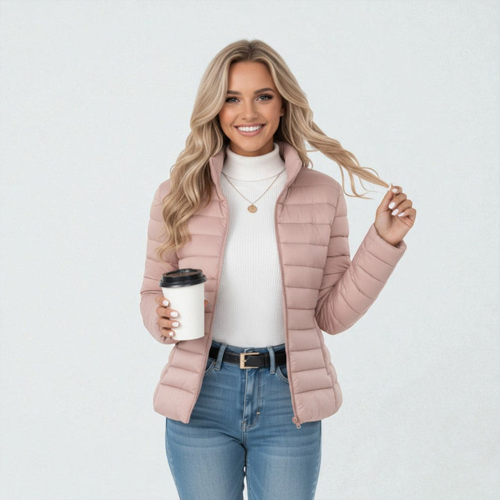 Vienna | Effortless Women's Quilted Jacket with Zip Closure and Slim Fit