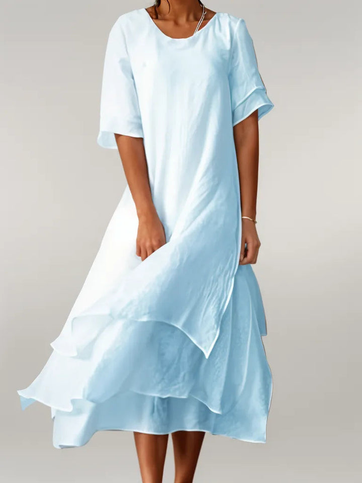 Eloise | Robe midi à couches stylée