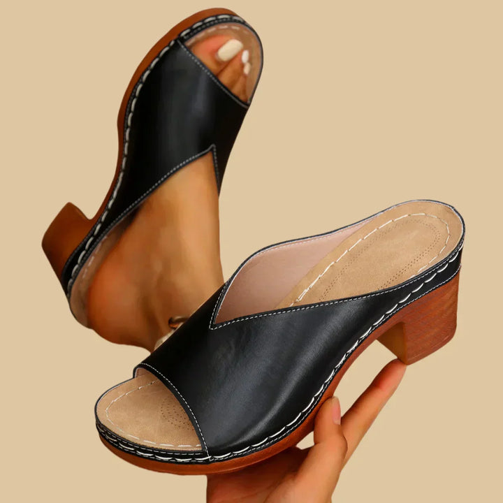 Sorina | Sandale orthopédique à talon épais