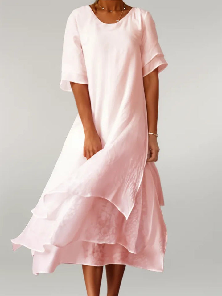 Eloise | Robe midi à couches stylée