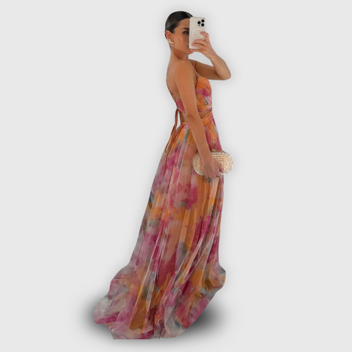 Dora | Robe maxi premium faite à la main