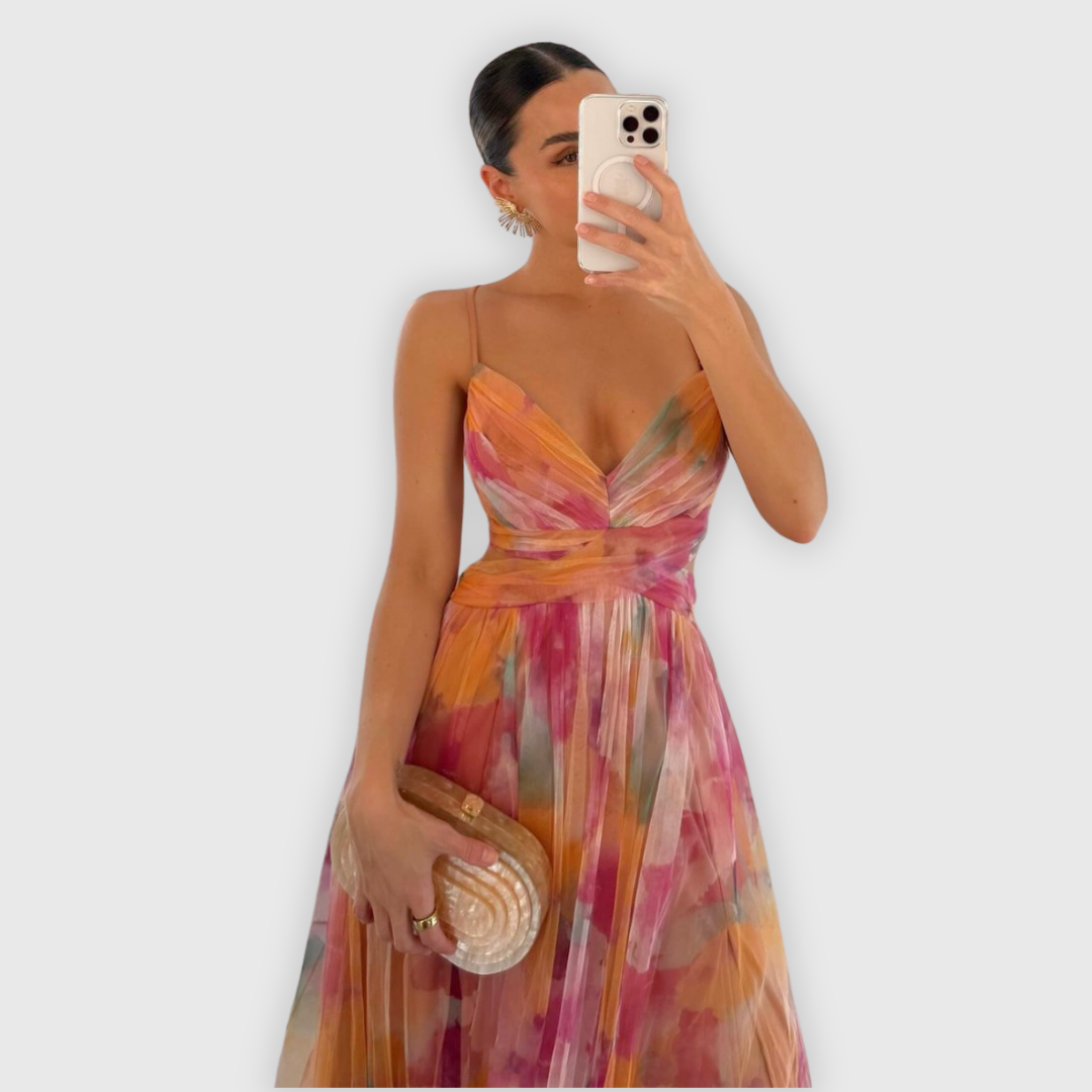 Dora | Robe maxi premium faite à la main