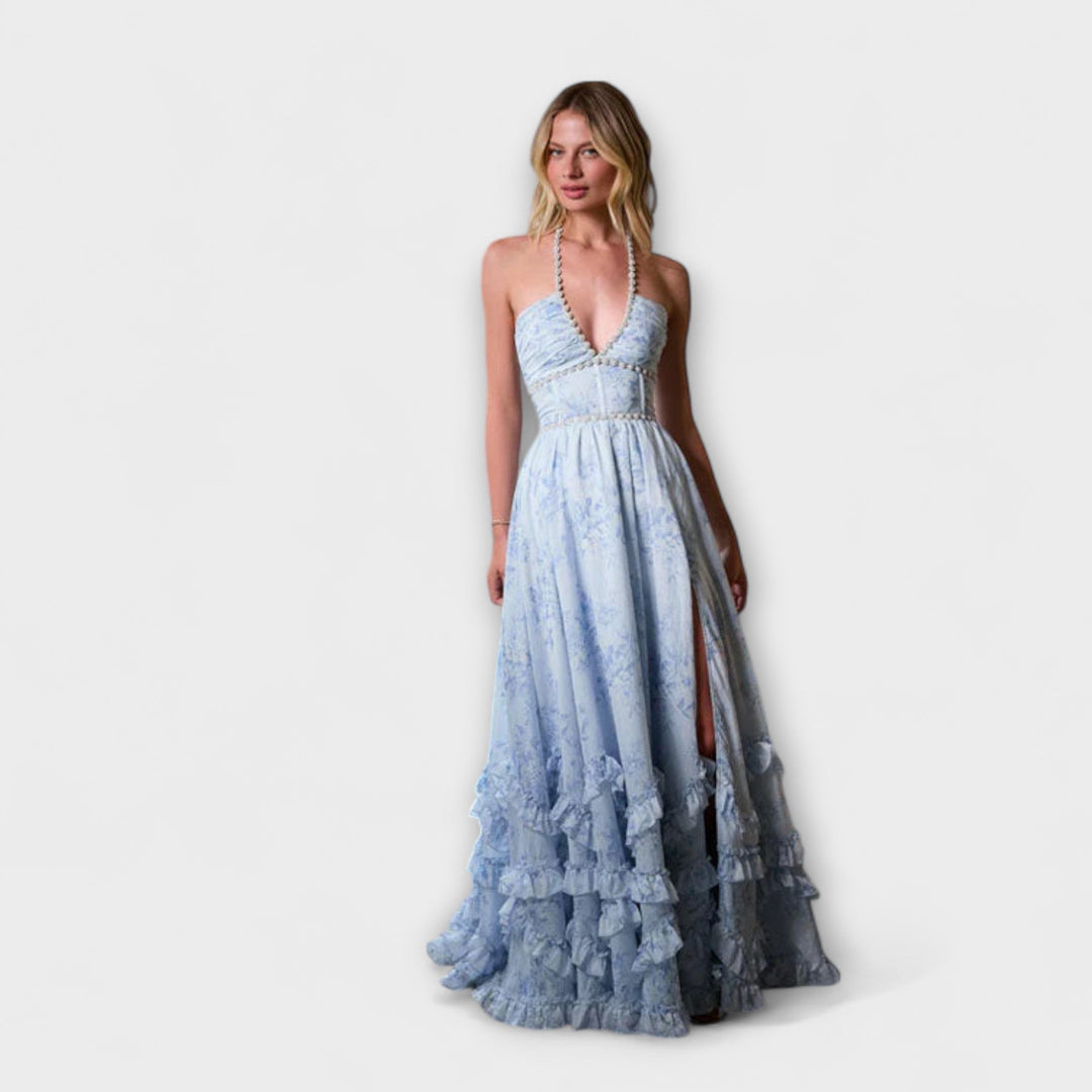 Luzie - Robe longue fluide chic
