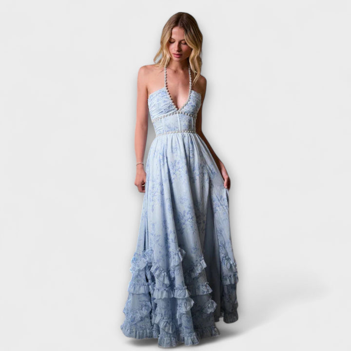 Luzie - Robe longue fluide chic