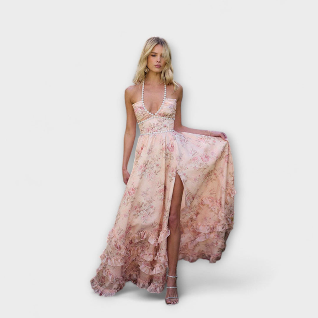 Luzie - Robe longue fluide chic