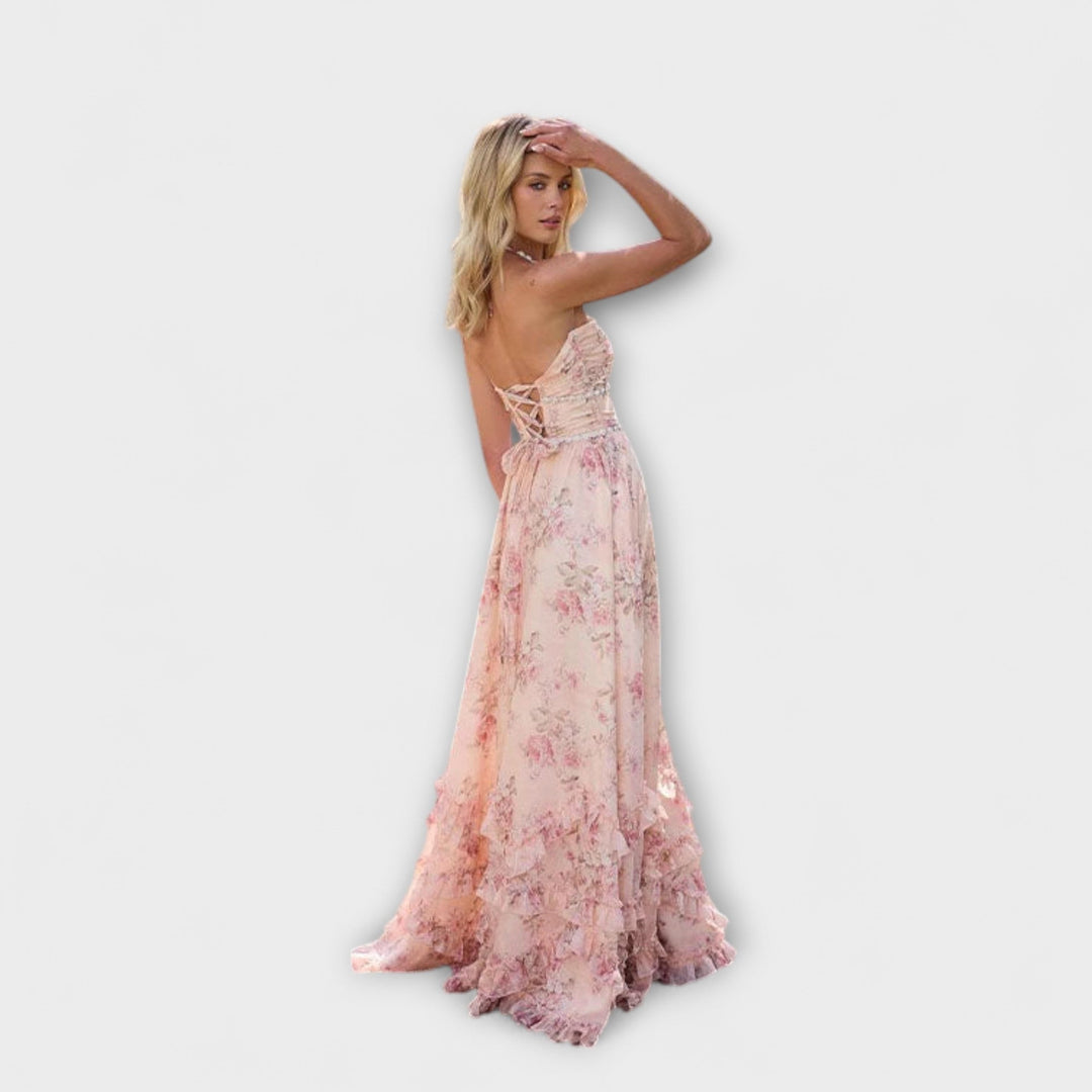 Luzie - Robe longue fluide chic