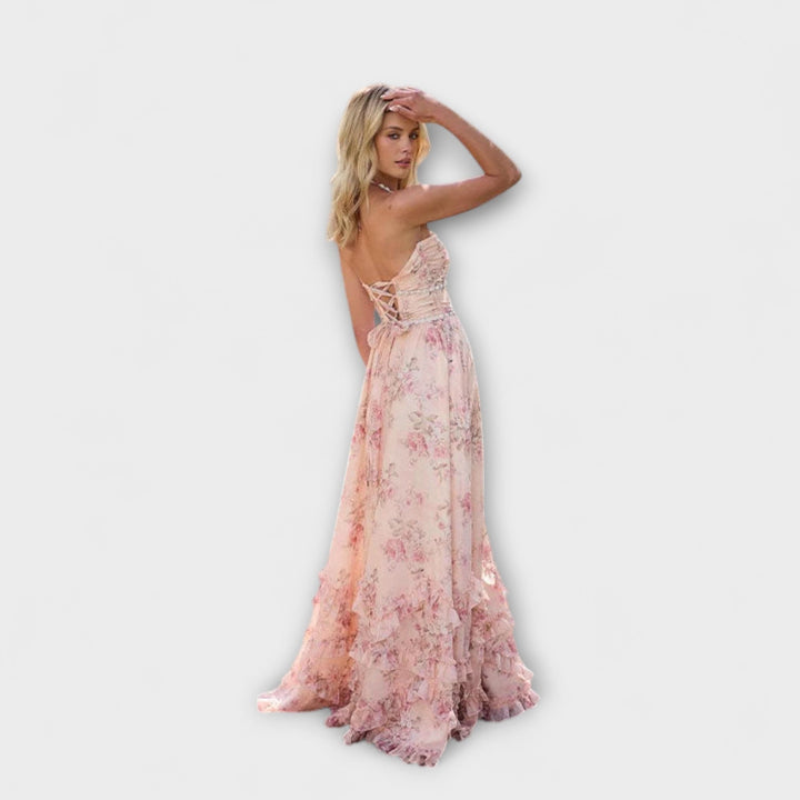 Luzie - Robe longue fluide chic