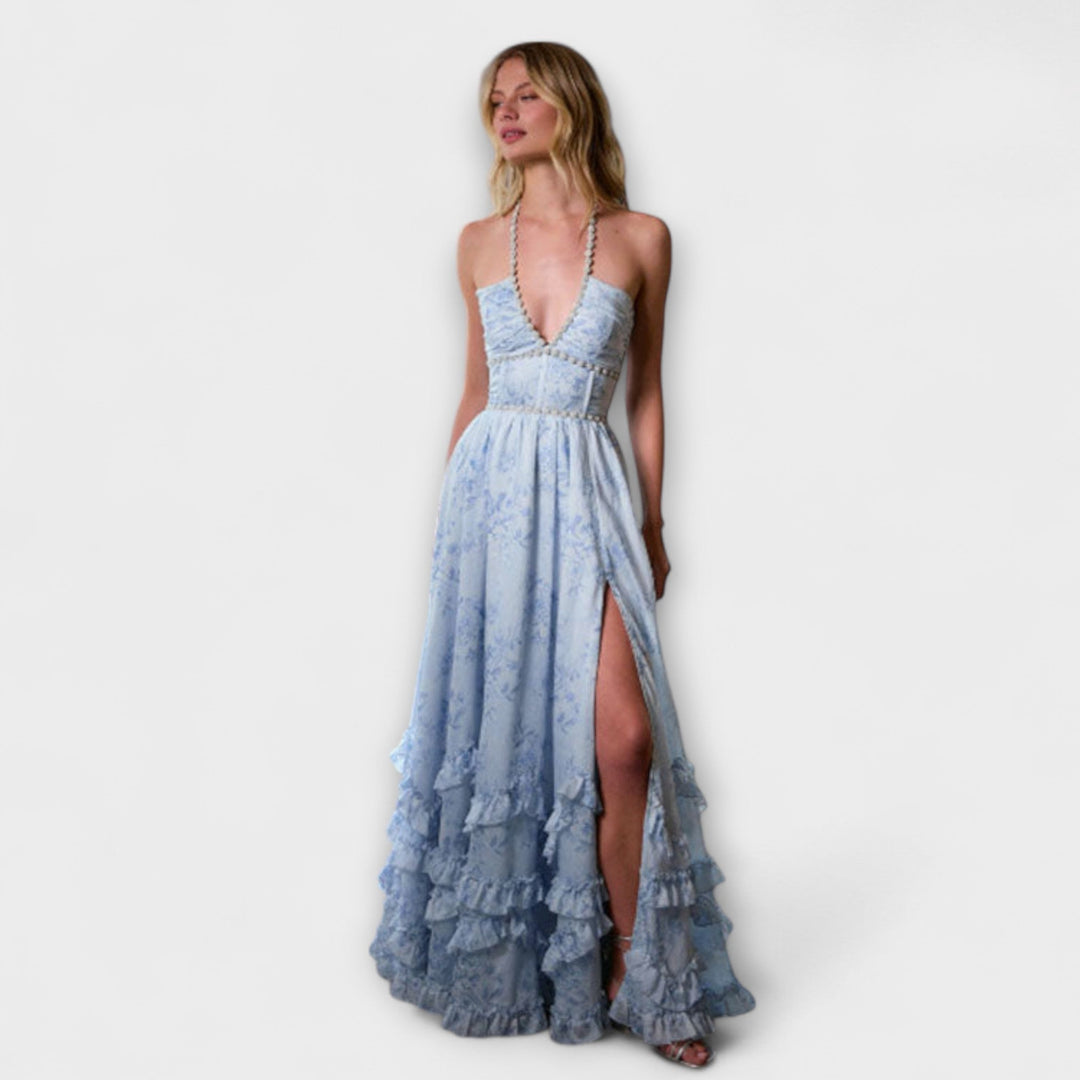 Luzie - Robe longue fluide chic