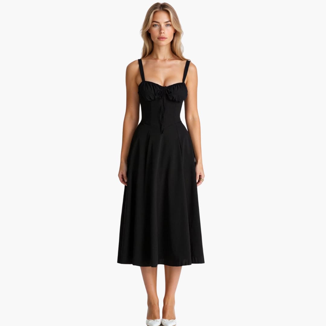 Stella | Robe midi légère et fluide pour femmes