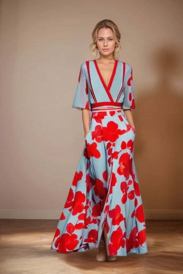 Isabella | Robe florale à l'élégance intemporelle