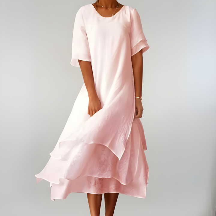 Agnès | Robe longue en coton légère et élégante