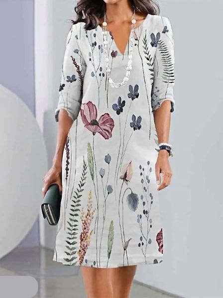 Eleanor | Robe florale à couches
