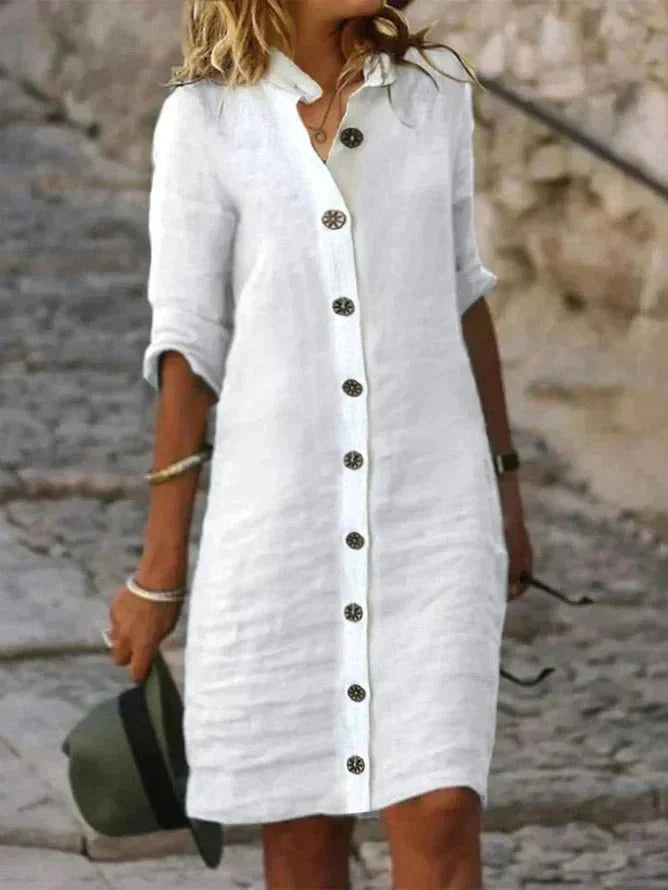 Avera | Robe chemise confortable et légère