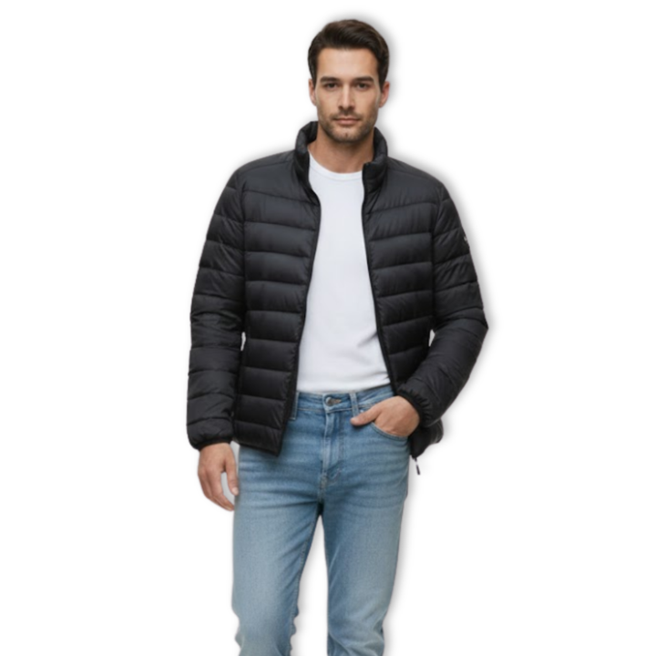 Mathis | Chaqueta de plumón comprimible con exterior impermeable y plumón de pato blanco