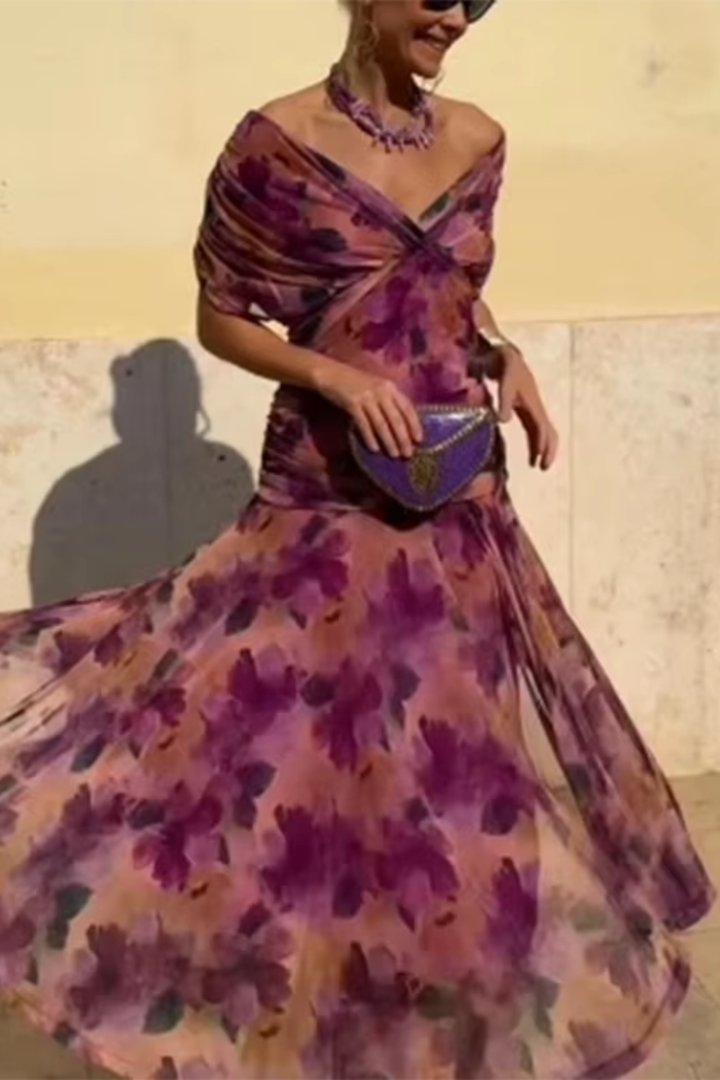 Hendrika | Robe de soirée couleur corail