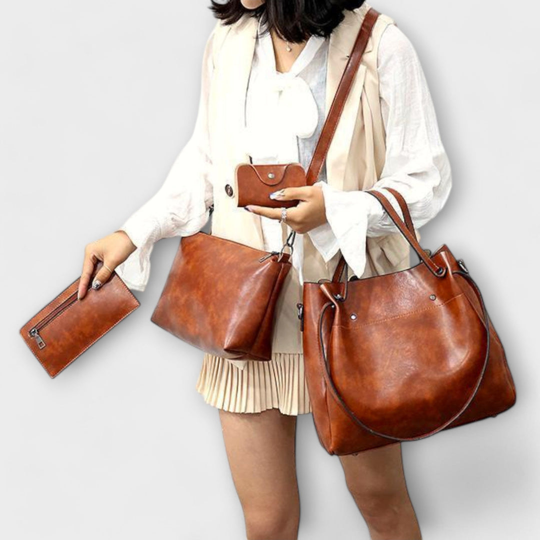 Olivia | Ensemble de 4 sacs vintage