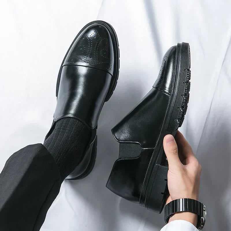 Liam™ - Chaussures en cuir vegan élégantes