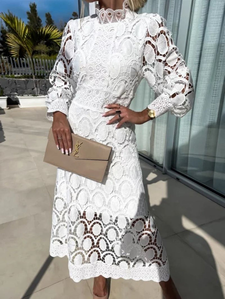 Juna | Robe maxi élégante en dentelle