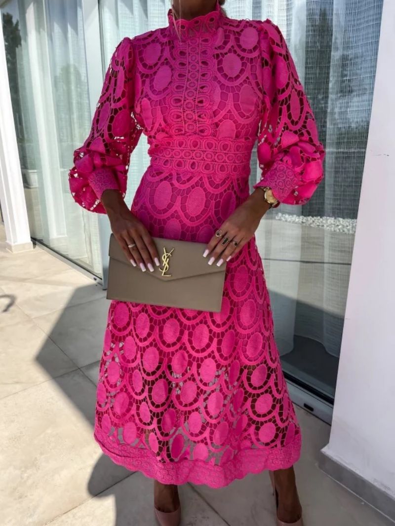 Juna | Robe maxi élégante en dentelle