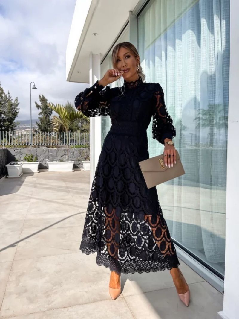 Juna | Robe maxi élégante en dentelle