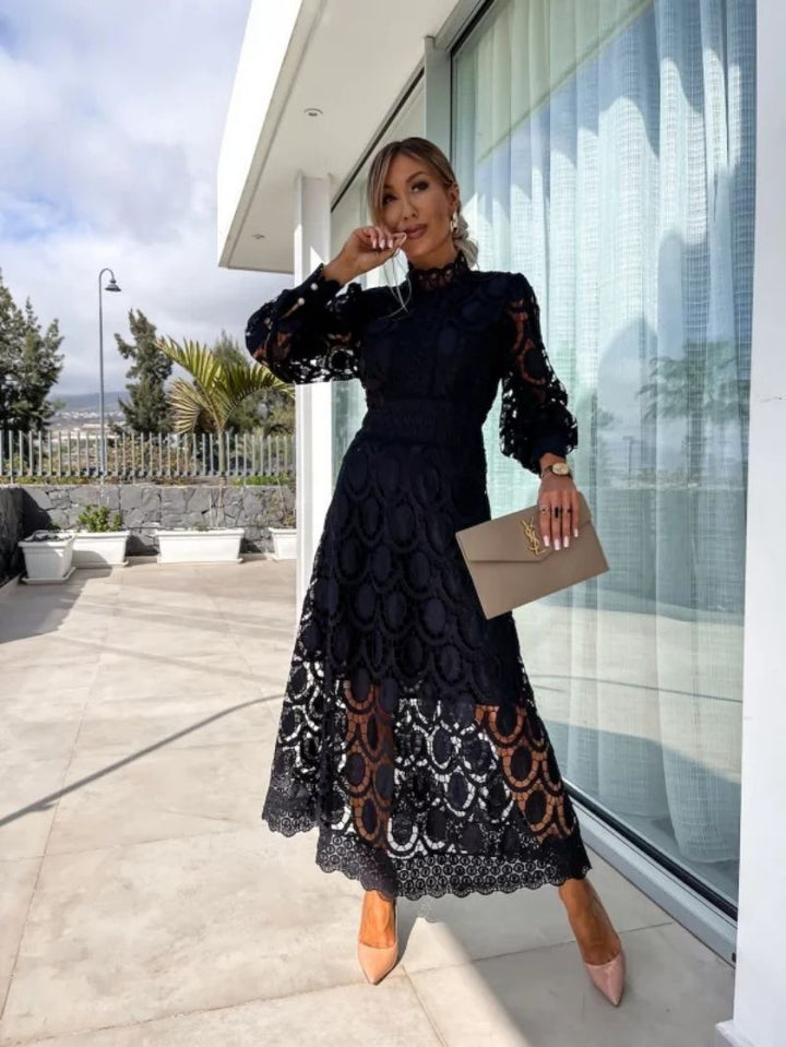 Juna | Robe maxi élégante en dentelle