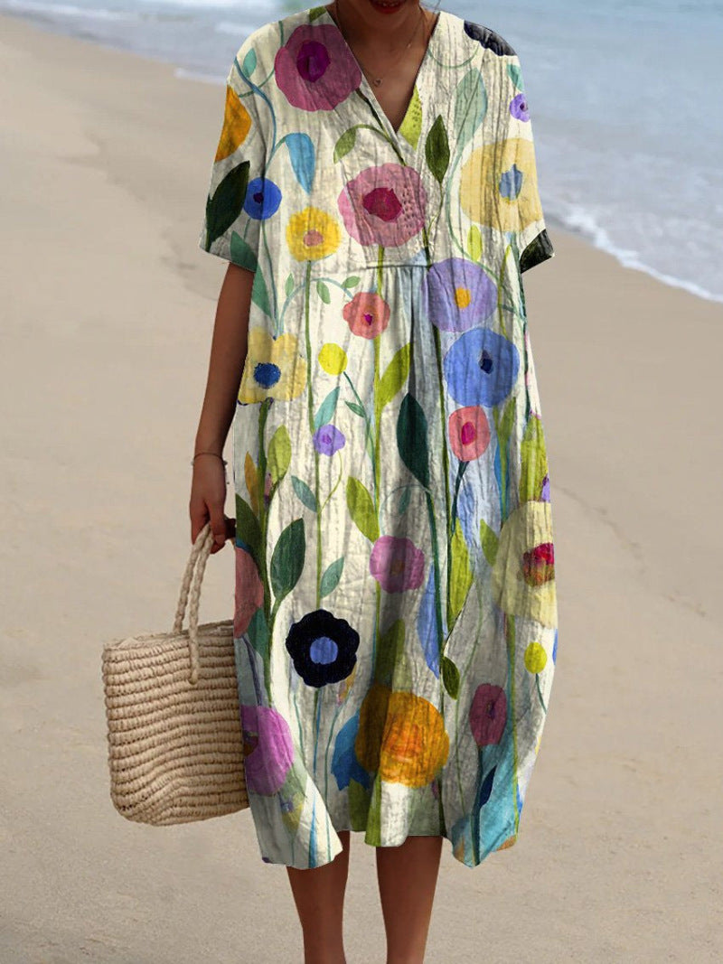 Nicka™ | Robe à motif floral vibrant