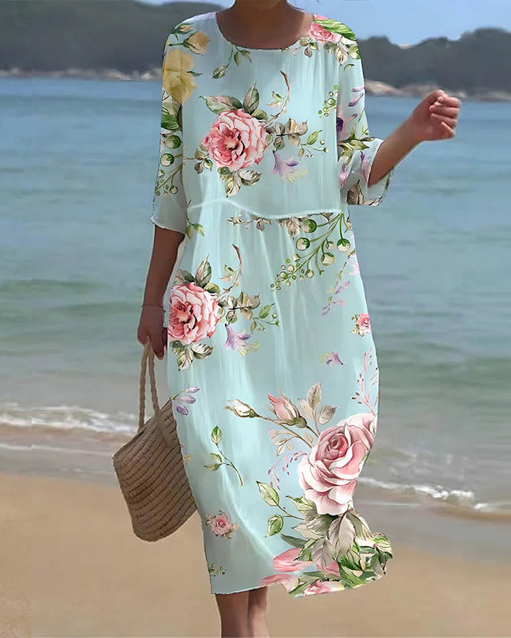 Ruth | Robe à motif floral