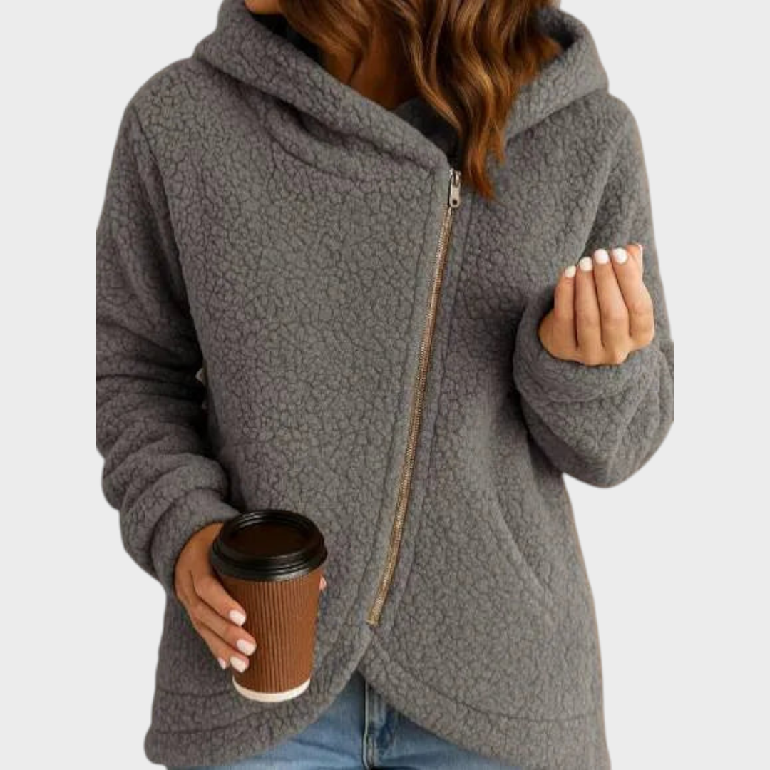 Evelina | Sweat-shirt décontracté en laine, coupe ample et manches longues
