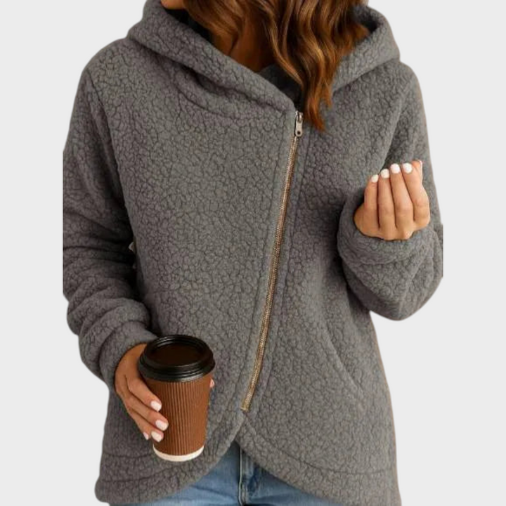 Evelina | Sweat-shirt décontracté en laine, coupe ample et manches longues