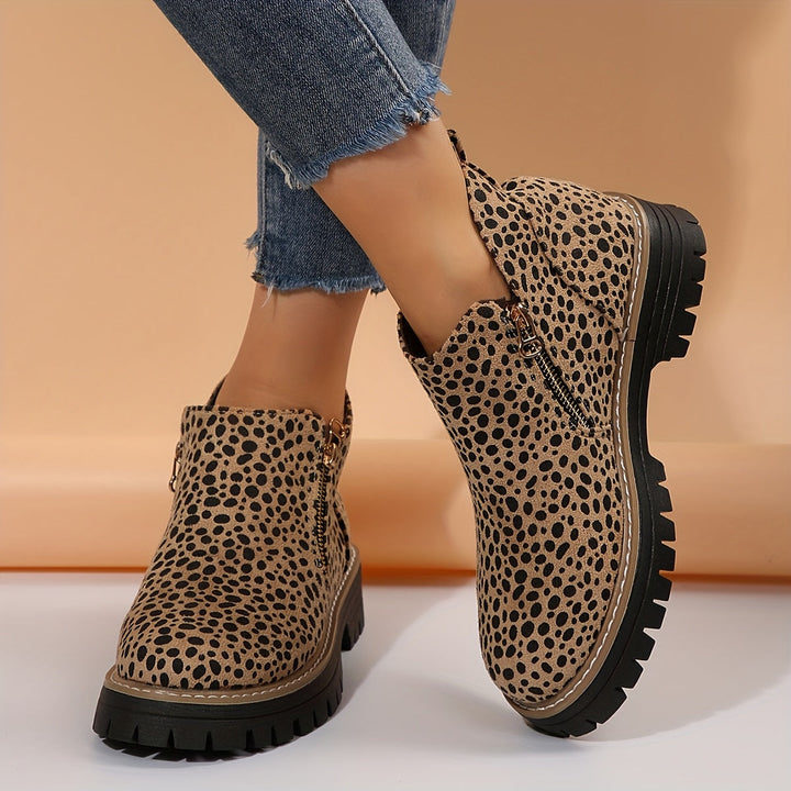 Sable | Reliable Ankle Boots with Non-Slip Grip and Side Zip Entry