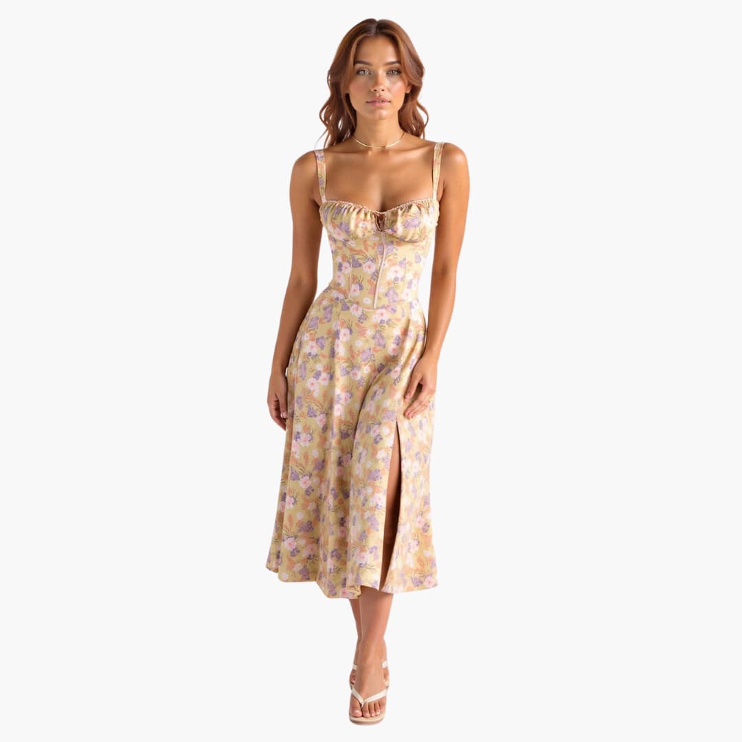 Stella | Robe midi légère et fluide pour femmes