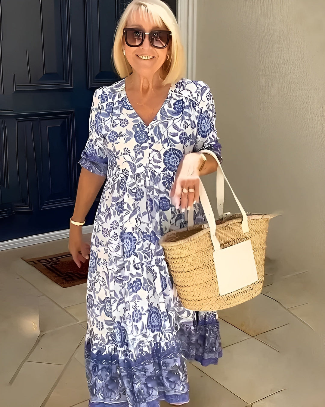 Evelyne | Robe élégante de mai