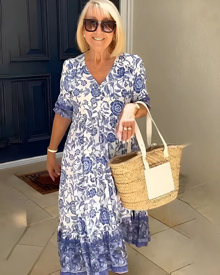 Evelyne | Robe élégante de mai