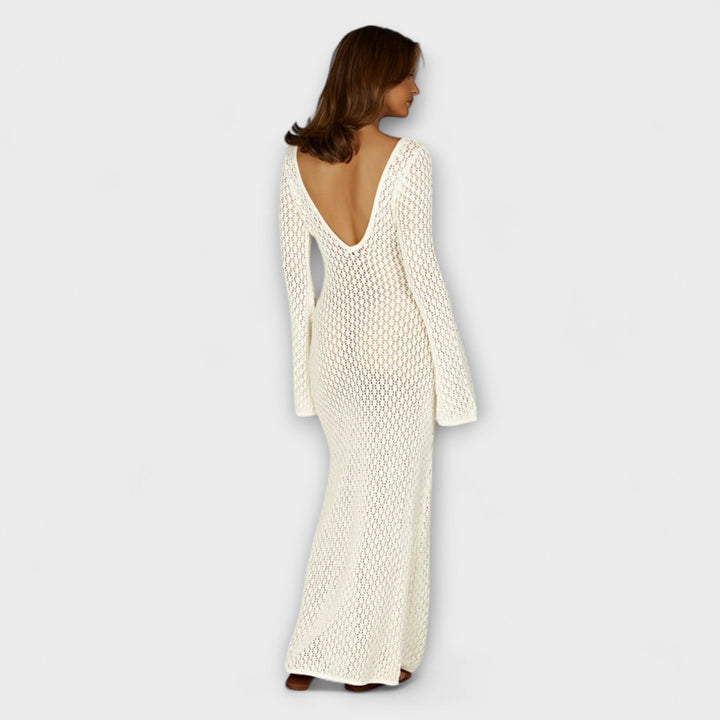 Anne - Robe blanche Luna Beach