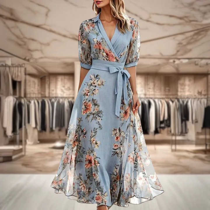 Monika | Robe maxi florale