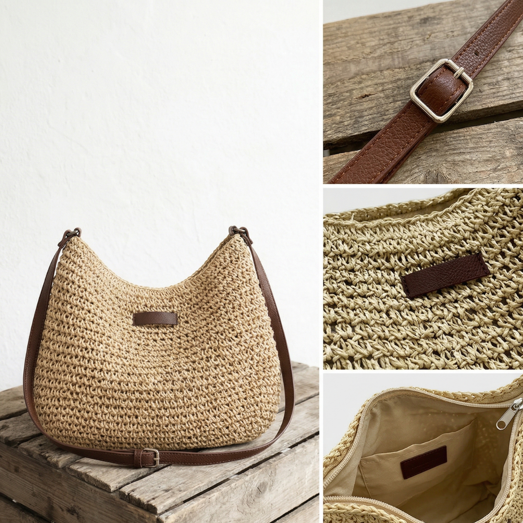 Susan | Sac bandoulière léger avec bandoulière réglable et fermeture zippée