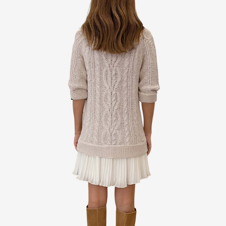 Emma - Robe en jersey tricoté