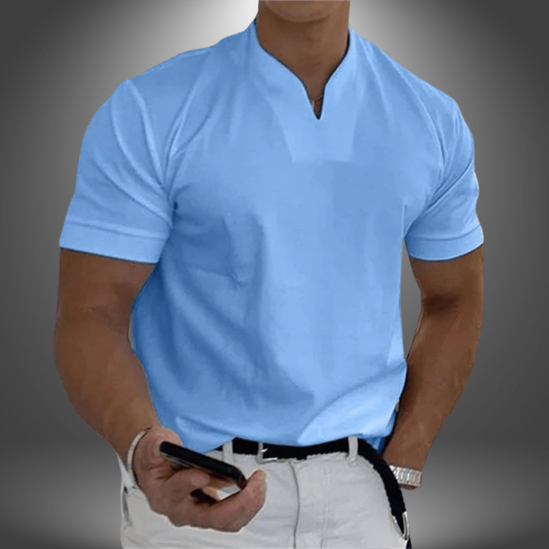 T-shirt col en V Dominic